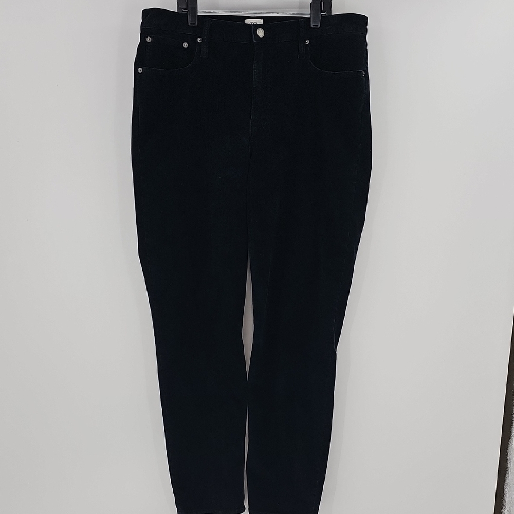 J. Crew Dark Navy Vintage Slim Straight Corduroy Size 32T